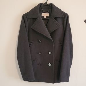 Michael Kors Wool Blended Peacoat